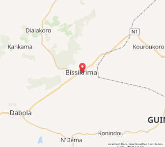 Carte : Bissikrima, Faranah