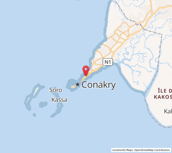 Carte : Conakry