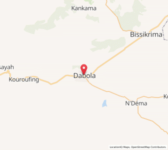 Carte : Dabola, Faranah