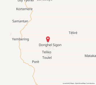 Carte : Donghol-Sigon, Labé