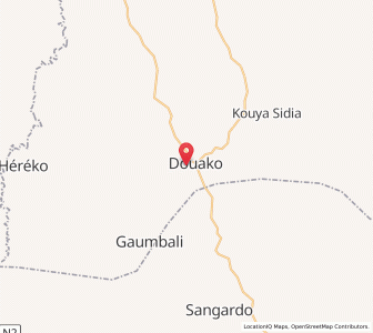 Carte : Douako, Kankan