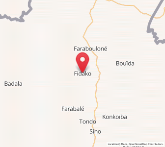 Carte : Fidako, Kankan