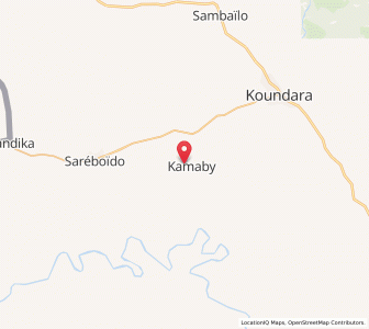 Carte : Kamabi, Boké