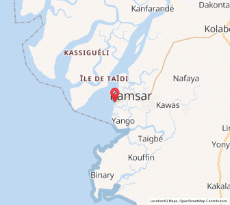 Carte : Kamsar, Boké