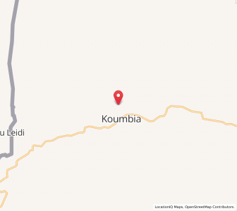 Carte : Koumbia, Boké