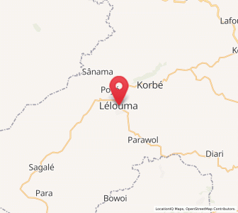 Carte : Lélouma, Labé