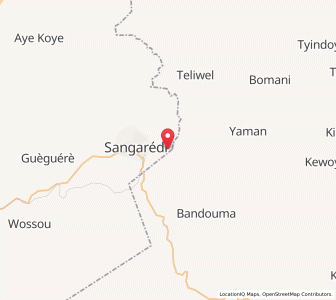 Carte : Sangarédi, Boké