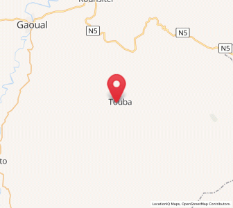 Carte : Touba, Boké