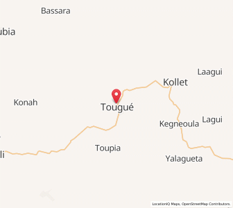 Carte : Tougué, Labé