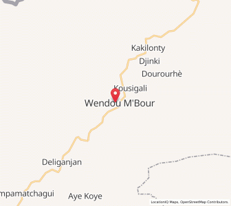 Carte : Wendou Borou, Boké