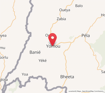 Carte : Yomou, Nzérékoré