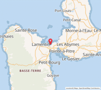 Map of Baie-Mahault, Guadeloupe