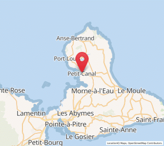 Map of Petit-Canal, Guadeloupe