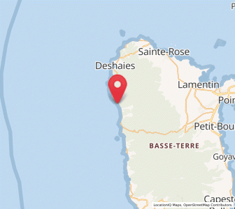 Carte : Pointe-Noire, Guadeloupe