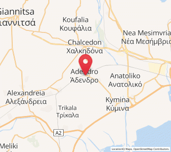 Map of Ádendro, Central Macedonia