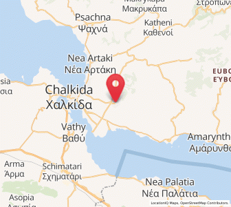 Map of Afrátion, Central Greece