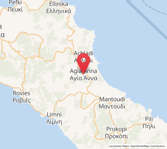 Map of Agía Ánna, Central Greece