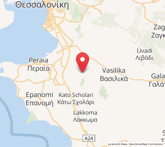Map of Agía Paraskeví, Central Macedonia