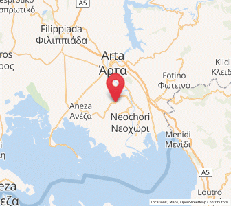 Map of Agía Paraskeví, Epirus