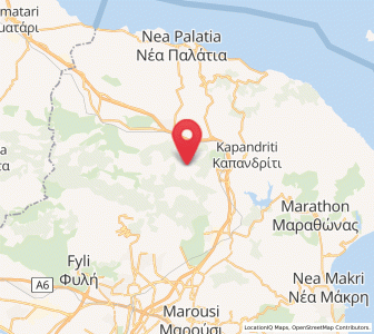 Map of Agía Triáda, Attica