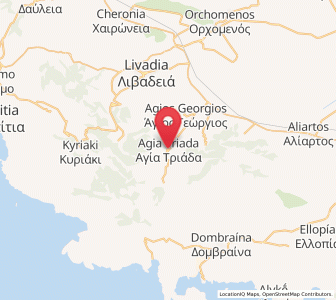 Map of Agía Triáda, Central Greece
