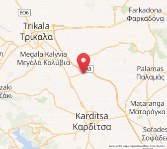 Map of Agía Triáda, Thessaly