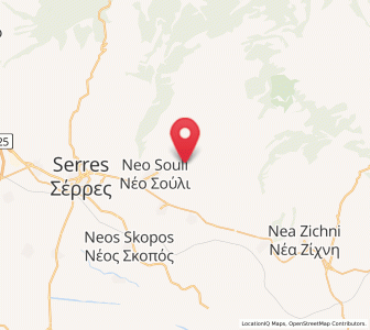 Map of Ágio Pnévma, Central Macedonia