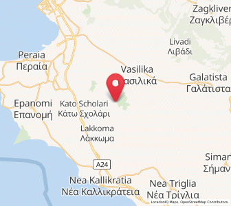 Map of Ágios Antónios, Central Macedonia