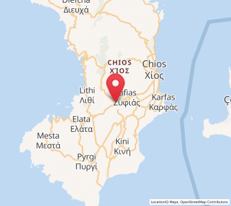 Map of Ágios Geórgios Sykoúsis, North Aegean