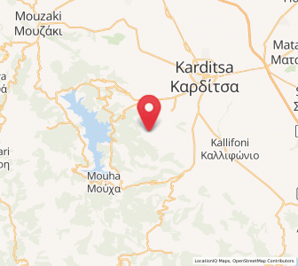Map of Ágios Geórgios, Thessaly