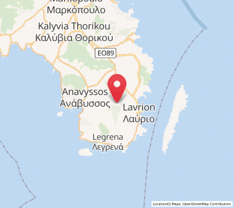 Map of Ágios Konstantínos, Attica