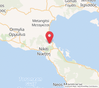 Map of Ágios Nikólaos, Central Macedonia