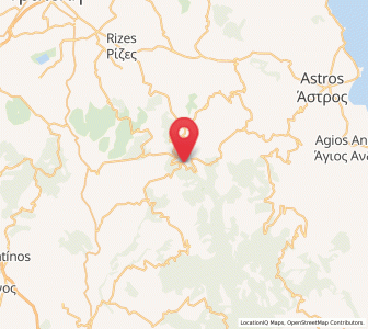 Map of Ágios Pétros, Peloponnese