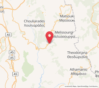 Map of Ágnanta, Epirus