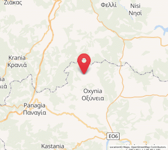 Map of Agnantiá, Thessaly