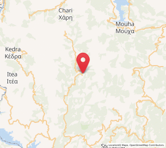 Map of Ágrafa, Central Greece