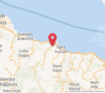 Map of Akráta, West Greece