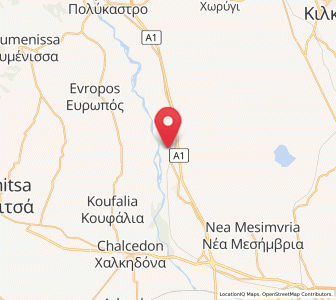 Map of Akropótamos, Central Macedonia