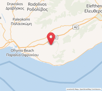 Map of Akropótamos, East Macedonia and Thrace