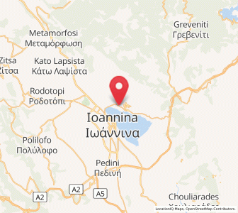 Map of Amfithéa, Epirus