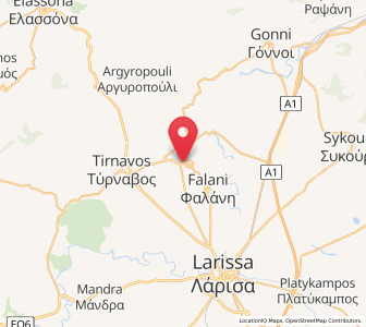 Map of Ampelóna, Thessaly