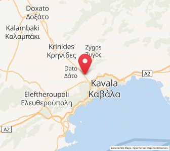 Map of Amygdaleónas, East Macedonia and Thrace