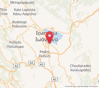 Map of Anatolí, Epirus