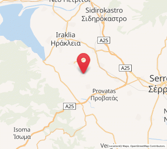 Map of Anayénnisis, Central Macedonia