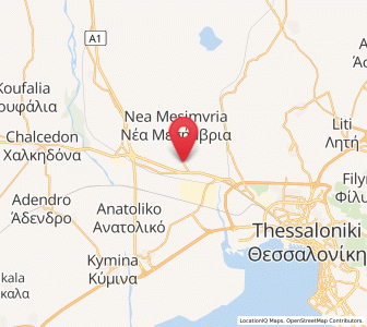 Map of Anchíalos, Central Macedonia