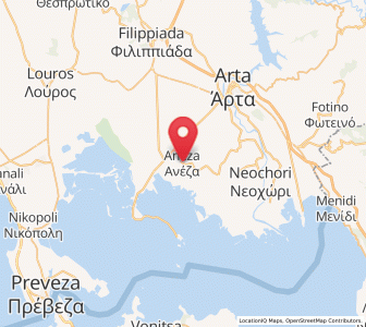 Map of Anéza, Epirus