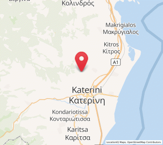 Map of Áno Ágios Ioánnis, Central Macedonia