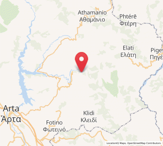 Map of Áno Kalentíni, Epirus