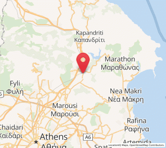 Map of Anoixi, Attica