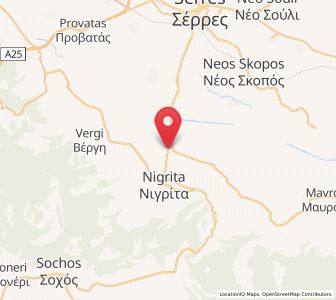 Map of Anthí, Central Macedonia